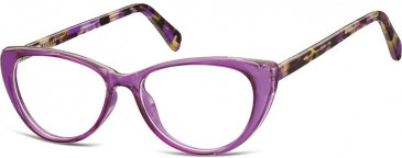 SFE-10139 AC19 glasses in Transparent Purple/Purple Turtle\Xa0