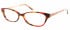 Oasis Calatheas glasses in Red/Stripe