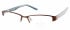Oasis Clarkia glasses in Shiny Brown