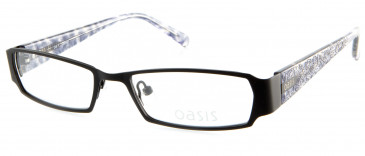 Oasis Nightshade glasses in Matt Black