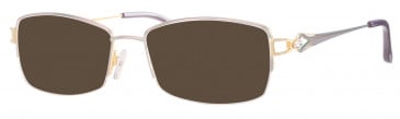 Ferucci Titanium FE707 sunglasses in Brown/Gold