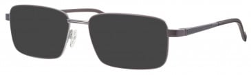 Ferucci Titanium FE719 sunglasses in Gunmetal/Silver