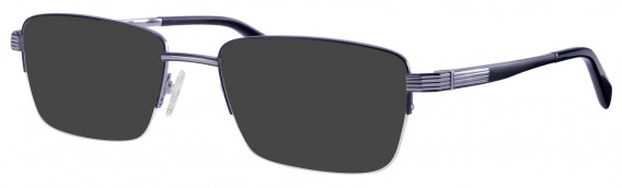 Ferucci Titanium FE720 sunglasses in Gunmetal/Silver