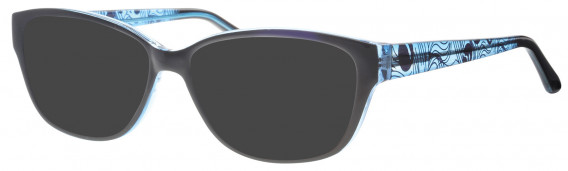Visage VI4549 sunglasses in Black/Blue