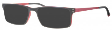 Impulse IM829 sunglasses in Black/Red