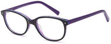SFE-10284 kids glasses in Black/Purple
