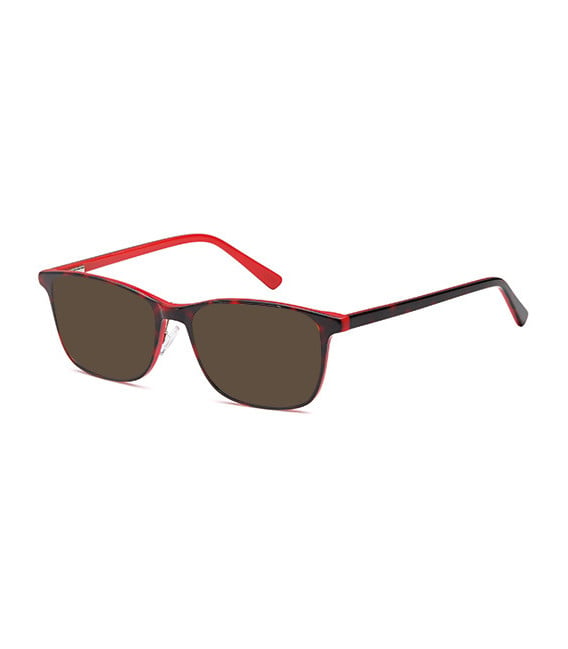 SFE-10409 sunglasses in Demi Red