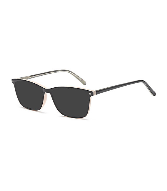 SFE-10467 sunglasses in Black/Cream