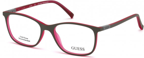 Guess GU3004 glasses in Matte Dark Brown