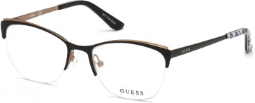 Guess GU2642-50-50 glasses in Matte Black