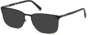 Timberland TB1620-58 sunglasses in Matte Black