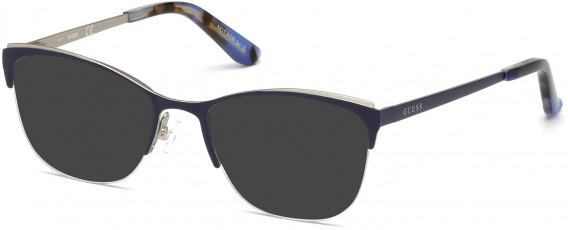 Guess GU2642-50-50 sunglasses in Matte Blue