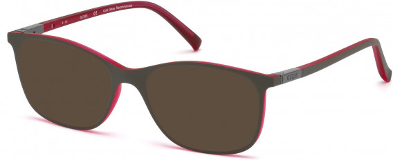 Guess GU3004 sunglasses in Matte Dark Brown