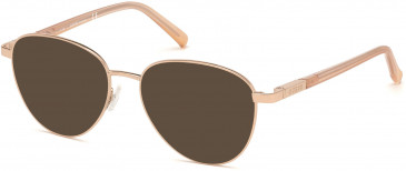 Guess GU3037 sunglasses in Shiny Rose Gold