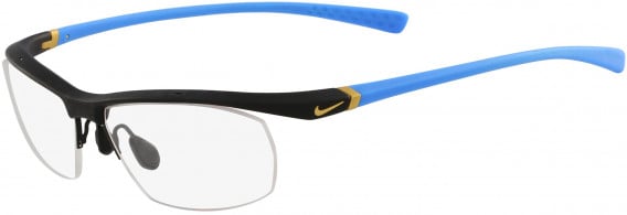 Nike 7070/3 glasses in Matte Black/Photo Blue