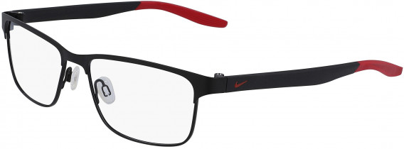 Nike 8130-54 glasses in Satin Black/Gym Red