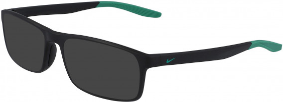 Nike 7119 sunglasses in Matte Black/Lucid Green