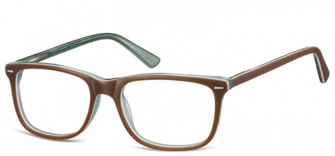 SFE-8262 in Brown/Transparent Green