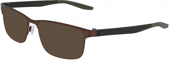 Nike 8130-54 sunglasses in Satin Walnut/Medium Olive
