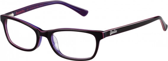 Superdry SDO-ASHLEIGH glasses in Gloss Purple Crystal/Pink Stripe