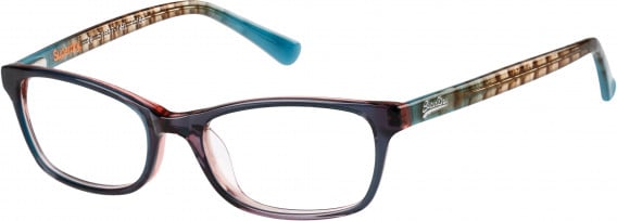 Superdry SDO-ASHLEIGH glasses in Gloss Teal/Pink/Brown Stripe