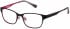 Superdry SDO-TAYLOR glasses in Matte Black/Raspberry Red