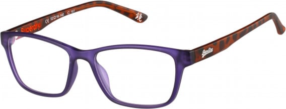 Superdry SDO-YUMI glasses in Matte Purple/Tortoise