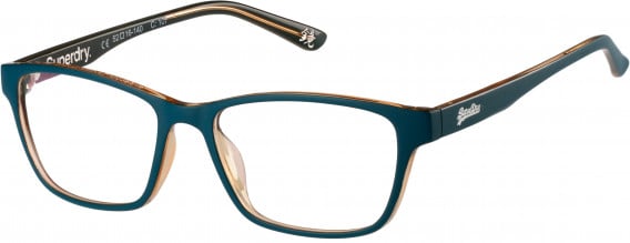 Superdry SDO-YUMI glasses in Matte Teal/Peach
