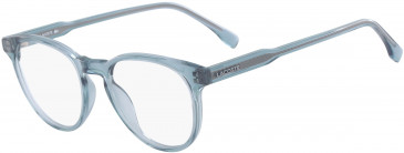 Lacoste L2838 glasses in Transparent Azure