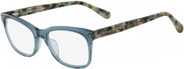 DVF DVF5093 glasses in Crystal Teal