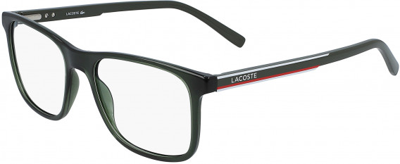 Lacoste L2848 glasses in Transparent Khaki