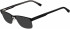 Lacoste L2217-52 sunglasses in Matte Black
