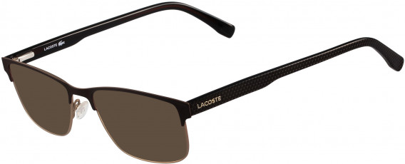 Lacoste L2217-52 sunglasses in Matte Brown