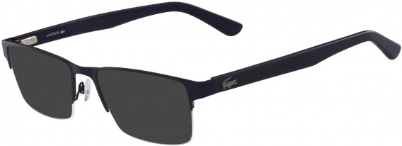 Lacoste L2237-55 sunglasses in Matte Blue