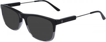 Calvin Klein CK19707 sunglasses in Black/Crystal Smoke Gradient