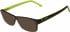 Lacoste L2707 sunglasses in Black/Lime