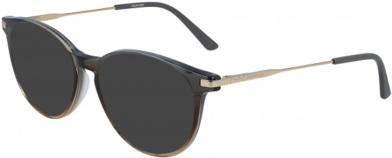 Calvin Klein CK19712 sunglasses in Crystal Grey/Brown Gradient