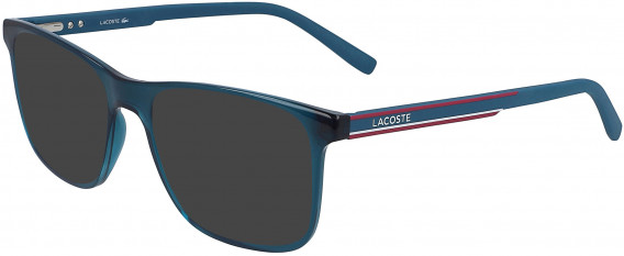Lacoste L2848 sunglasses in Transparent Blue
