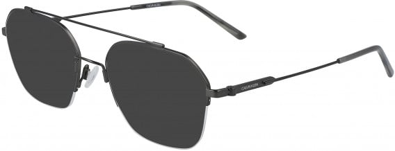 Calvin Klein CK19143F sunglasses in Satin Gunmetal