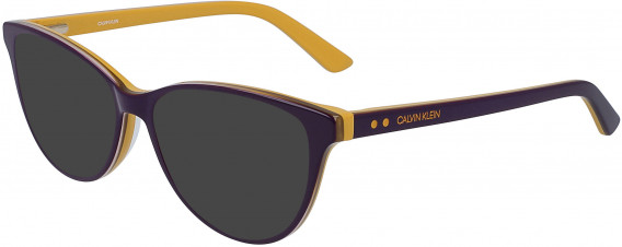 Calvin Klein CK19516 sunglasses in Dark Purple/Maize