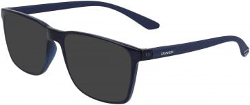 Calvin Klein CK19573 sunglasses in Crystal Blue