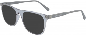 Calvin Klein Jeans CKJ19524 sunglasses in Crystal Light Grey