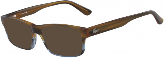 Lacoste L2705 sunglasses in Striped Brown/Blue