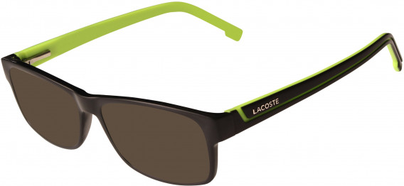 Lacoste L2707 sunglasses in Black/Lime