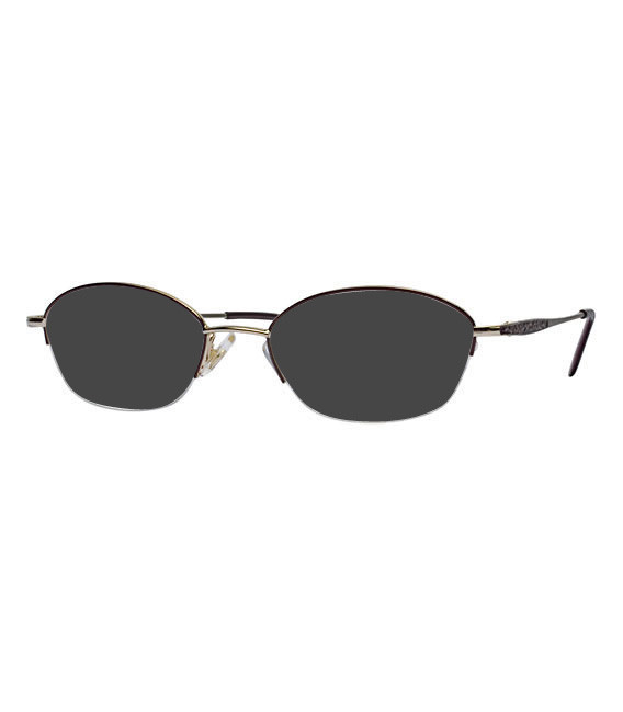 Marchon NYC TRES JOLIE 118-47 sunglasses in Burgundy Wine