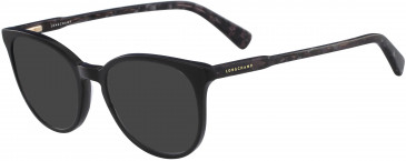 Longchamp LO2608 sunglasses in Marble Black