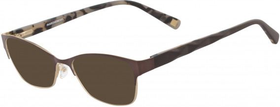 Marchon NYC M-SURREY-53 sunglasses in Brown-Gold