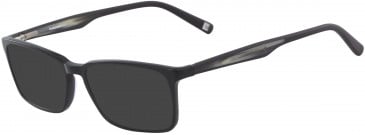 Marchon NYC M-MOORE-55 sunglasses in Shiny Black