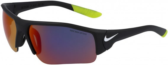 Nike SKYLON ACE XV JR R EV0910 kids sunglasses in Matte Black With Field Tint Lens
