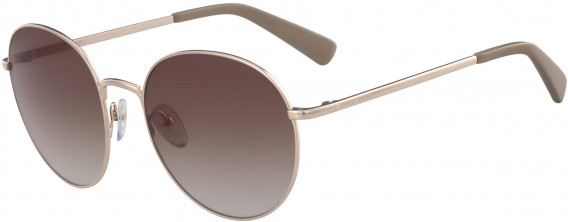 Longchamp LO101S sunglasses in Rose Gold/Nude